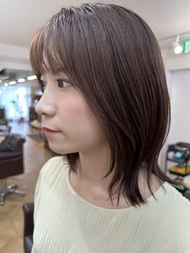 インビテーション(invitation) 艶ブラウン・レイヤーカット