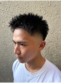 Steelo &nbsp;フルブラック×スキンフェード