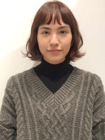 ジョニアンドロージ(Joni & Rougy)&nbsp;オン眉外ハネボブ/アプリコットブラウン