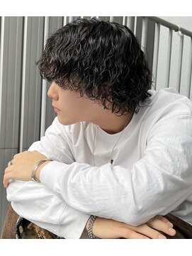 リコ ヘアアンドリラクゼーション 名駅店(LICO HAIR&RELAXATION) ミディアム波巻きスパイラル 名古屋駅/名駅/メンズ