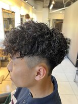 アイズ 海老名(AIZU)&nbsp;スペインカール　ショートパーマ　フェードパーマ　スパイラル