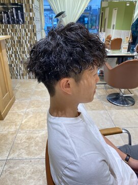 ネオリーブソラ 相模大野店(Neolive sola) メンズ波巻きパーマ