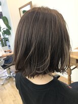 アメリ(Ameri)&nbsp;-Ameri-藤川☆外はねボブ×グレージュ【浜町/ショート/ボブ】