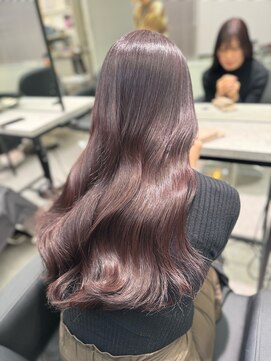 ペレ 栄店(PELE) 前髪/アンブレラカラー/こなれミディ/イメチェン/ウェーブパーマ