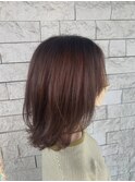 ブリーチ無しカラー/レッドブラウン