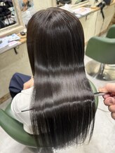 ヘアサロン レリー(hair salon relie) 【メテオカラー】ダークネイビーカラー【relie】担当木曽