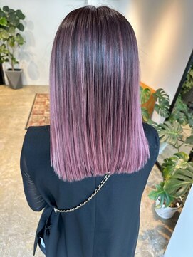メリー オオサカ(Merly Osaka) lavender pink balayage