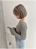 YOKE フレンチボブ顔周りレイヤーミルクティーアッシュベージュ