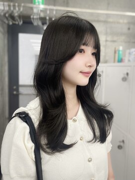 エヌアイ オモテサンドウ(ni omotesando) グレージュ/赤み消しカラー/レイヤーカット　上野