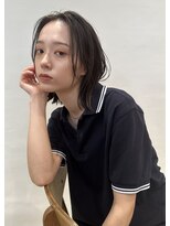 トリッカ 銀座(tricca)&nbsp;くびれボブ/切りっぱなしボブ/暗髪カラー