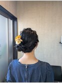 サイドお団子スタイル