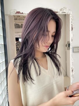 エイチ(811) マッシュウルフ50代髪型ミディアムレイヤーボブショートウルフ