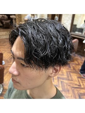 シャル 八王子(shalu) センターパート+ツイストスパイラルパーマ