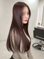 クイーン バイ ノイズ 西院(QUEEN by noism)&nbsp;ナチュラルレイヤートレンドカラー韓国風シースルーバング