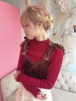 ユルフ(yulf)&nbsp;ミディアムからふわふわシニヨン♪