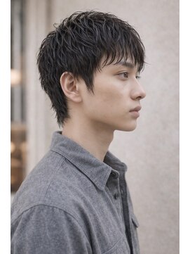 ヨハク 大橋店(YOHAK) ナチュラルショートメンススタイル