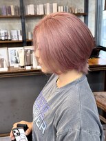 アンドケー 那覇おもろまち店(and K)&nbsp;nico / ピンクベージュに毛先カラー☆