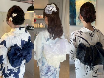 ザコーストバイネオリーブ 辻堂店(The coast by neolive)の写真/夏のイベントは着付け&ヘアセットで万全!花火大会・推し活・ライブ・お仕事・イベントに◎