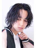 ケアリー 大泉学園(Carelly)&nbsp;ツイストパーマ七三オールバックマッシュウルフスリークショート