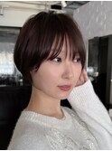 ショートショートボブショートヘア大人ショート耳掛けショート