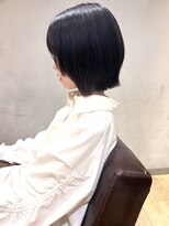 エミス バイ メルト 吉祥寺(emis by melt)&nbsp;【吉田】レイヤーボブ暗めカラーダークアッシュくびれヘア吉祥寺