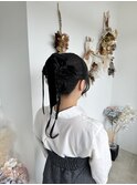 お呼ばれヘア