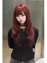 アンブル リュクス 池袋(amble luxe)&nbsp;チェリーレッド×姫レイヤーロング
