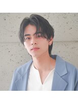 NYNY MEN 海老江店【メンズサロン/メンズカット/メンズパーマ】【11/1OPEN(予定)】&nbsp;センターパート×ニュアンスパーマ
