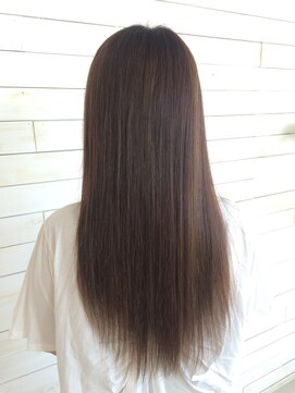 ラック 辻堂(LUCK) スモーキートパーズ×縮毛矯正