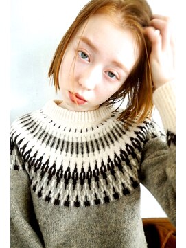 エン(enn.) 切りっぱなしボブ