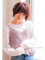 セシルへアー 福岡天神店(Cecil hair)&nbsp;小顔で大人かわいい透け感ノーブルショートボブ