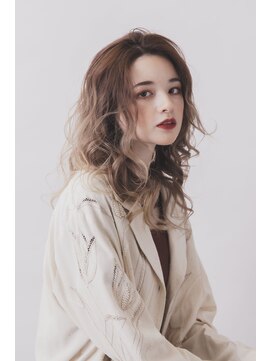 ギグス 栄店(gigs) サンドベージュ×グラデーション