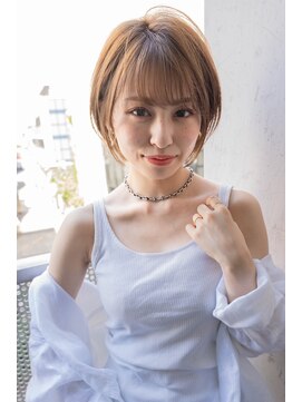 クラン(clan) ネオウルフ#ココアブラウン大人かわいいフリンジウェーブ