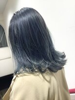 ヘアーメイク トレコローリ(hair make trecolori) 【trecolori 津田沼】バレイヤージュ/オリーブグリーン