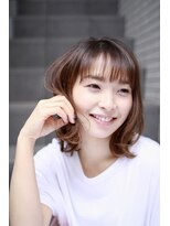 リュンヌ 門前仲町(lune)&nbsp;耳掛けワンサイドミディ【Linona/林直徳】