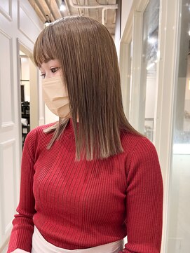 デイジードゥ(Daisy duex) ベージュボブ　暖色系カラー