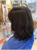 パーマ、ヘアマニキュア