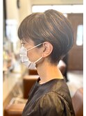 トップふんわり襟足引き締めショート