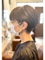 ヘアデザイン エソラ(hair design esora) トップふんわり襟足引き締めショート