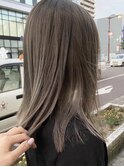 #カラー#ブリーチ#グレーベージュ