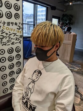 コワファーストナガサキシャンプーボーイ(COIFF1RST NAGASAKI SHAMPOO BOY) 王道マッシュ×ミルクティーベージュ