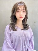 【Taylor 大宮】透け感アッシュ×ゆる巻きミディ