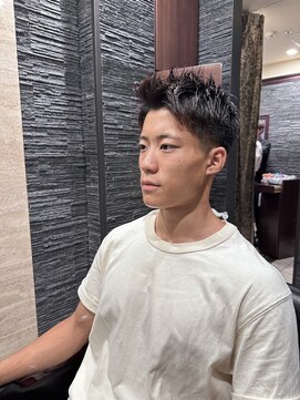 プレミアムバーバー 目黒店(PREMIUM BARBER produce by HIRO GINZA) ツーブロックフェードスタイル