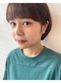 丸み可愛いマッシュショート