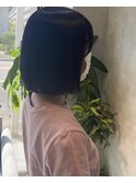ぱつっとボブ♪