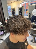 波巻きスパイラルパーマ ツイストスパイラルパーマメンズパーマ