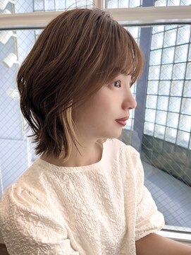 ミリア(MILIA) 大人20代30代40代イヤリングカラー/外ハネボブレイヤー