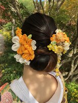 むぎ&nbsp;しっとりシニヨンスタイル