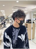 波巻きパーマ/波巻きスパイラル/メンズパーマ/平塚美容室