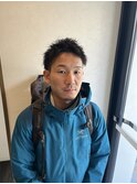 【庄内/メンズパーマ】ベリーショート・ツイストスパイラル